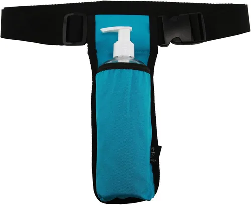 Vista 12 de Funda de aceite de masaje, cinturón de cintura, soporte ajustable para botellas para terapeutas de masaje, práctica bolsa de almacenamiento
