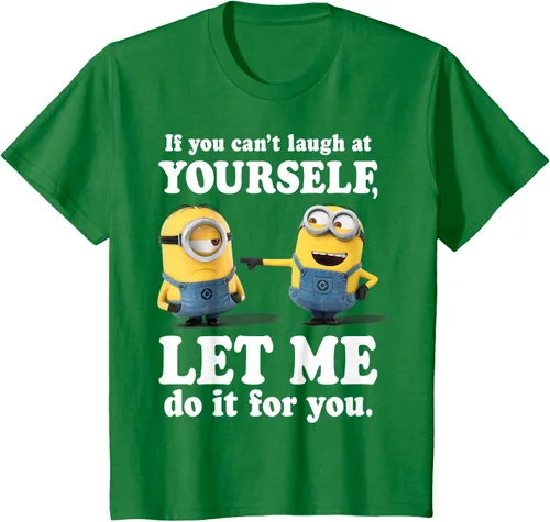 Vista 49 de Camiseta gráfica de Minions de Mi villano favorito: Ríete de ti mismo Negro