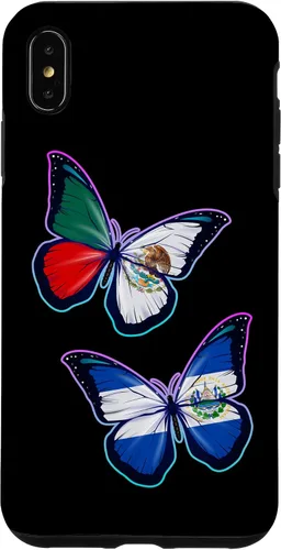 Vista 11 de El Salvador y México bicultural Roots - Carcasa para iPhone 17 (versión mariposa)