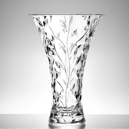 Vista 3 de Lorren Home Trends Jarrón de cristal Laurus 11" - Hecho en Italia