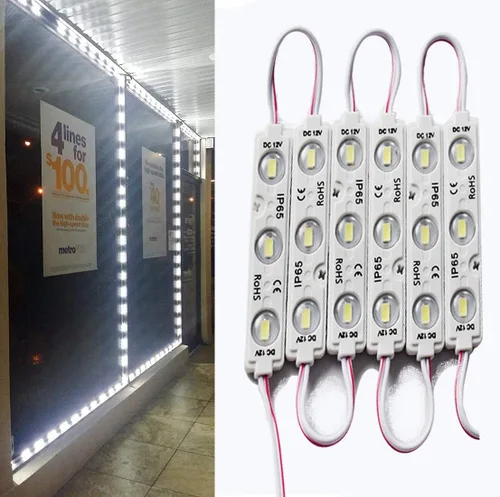 Vista 15 de Módulo LED, luces de repuesto para inflables, blancas, 10 piezas, 5 pies, 5730 SMD, 150 lúmenes por módulo LED, luz impermeable IP65 para cartel