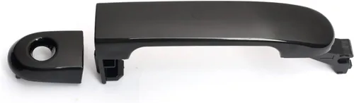 Vista 2 de Manija de puerta exterior para Nissan Versa 2007-2012, lado del conductor delantero izquierdo con llavero, reemplaza NI1310130 82363, Negro