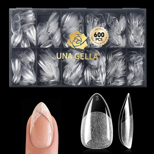 Vista 19 de UNA GELLA Pegamento de uñas de gel 6 en 1 para puntas de uñas transparentes