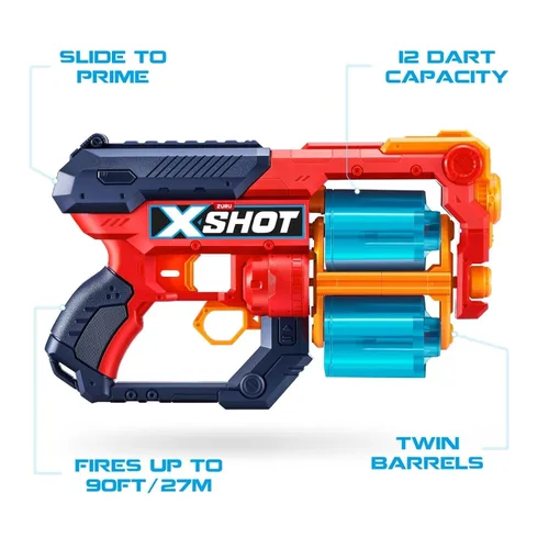 Vista 3 de ZURU X-Shot 36436 Excel Xcess Foam Blaster (16 dardos)