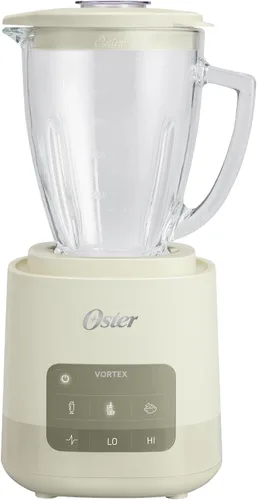 Vista 2 de Oster Vortex - Batidora de vidrio, cuchillas reversibles de acero, 800 Leche de avena blanca