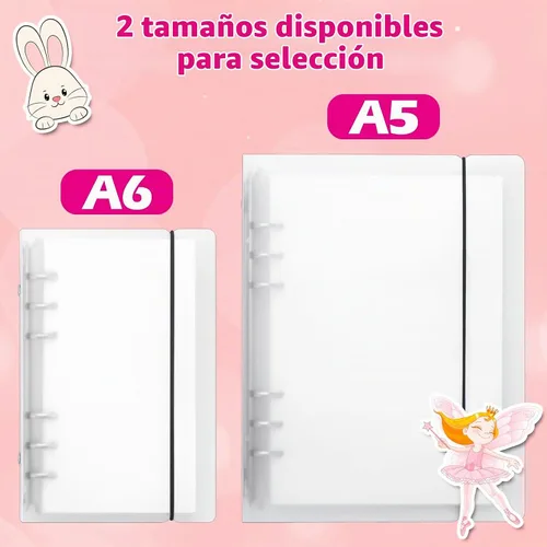 Vista 7 de SUNEZLGO Álbum de pegatinas reutilizable con 100 hojas, libro de colección con bolsillos, A5