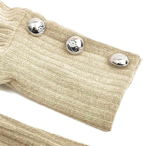 Vista 7 de Suéteres de gran tamaño con cuello redondo para mujer, ropa de moda 2023, manga larga globo, suéter suave tipo túnica