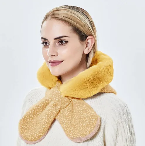 Vista 14 de Gorros de invierno para mujer, pasamontañas, bufanda, para clima frío, conjunto para mujer, gorro con capucha