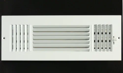 Vista 31 de HVAC Premium Rejilla de Suministro de Aire de 1 Vía de 10'' X 6'' - Tapa de Ventilación y Difusor - Cara Plana Estampada - Blanco