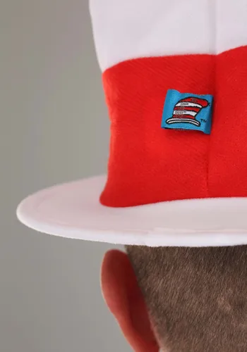 Vista 10 de Sombrero de Disfraz de Cat in the Hat para Adultos Multicolor