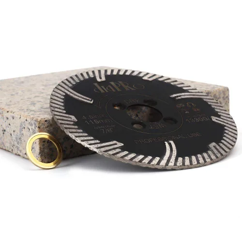 Vista 4 de Hoja de granito de diamante de 4,5 "para cortar y moler azulejos de porcelana de mármol de granito