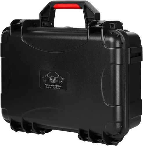 Vista 3 de Aries Estuche rígido impermeable para DJI Mini 3 y Mini 3 Pro, negro