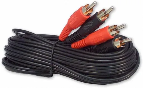 Vista 4 de Your Cable Store Cable de audio RCA de 100 pies de 2 machos a 2 machos
