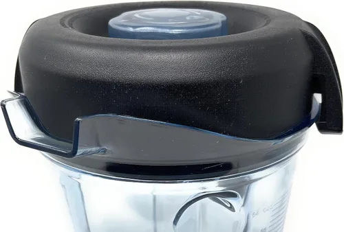 Vista 4 de Tapa de 2 piezas para 64 Oz. Advance Container tapa de perfil bajo [60-356] compatible con Vitamix