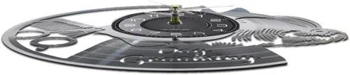 Vista 4 de Reloj de pared de 11.8 in para peluquería de perros, disco de vinilo, reloj de pared para decoración del hogar, Terrier escocés, cachorro, perro