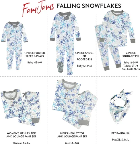 Vista 2 de HonestBaby - Pijamas navideñas a juego para la familia, de algodón 100% orgánico, para hombres, mujeres, niños, bebés, niñas, mascotas