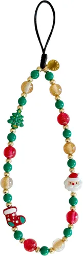 Vista 24 de Drawwind Correa con cuentas para teléfono con pulsera universal, cordón para teléfono celular lindo, pulsera de muñeca con cuentas, cadena de hilo