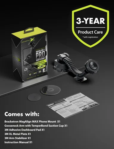 Vista 9 de Bracketron MagAlign X Pro - Soporte de teléfono para camión MagSafe
