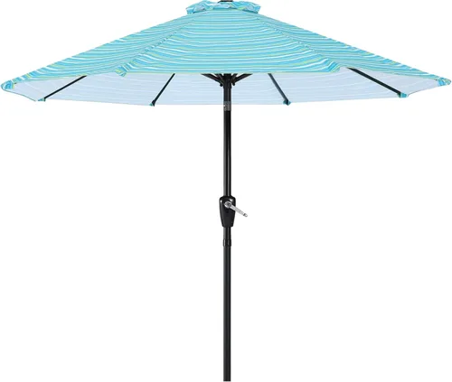 Vista 8 de ABCCANOPY 7.5FT Patio Umbrella Outdoor 6 RibsTable Umbrella(Brown)
