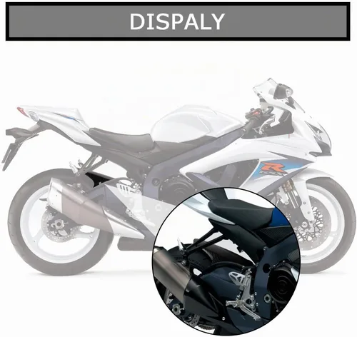 Vista 6 de Guardabarros para rueda trasera con abrazadera de neumático para GSXR600 750 K6 K8 2006-2010 de fibra de carbono pintada