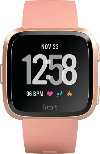 Vista 2 de Fitbit Versa - Reloj inteligente, talla única (correas S y L incluidas) (renovado)