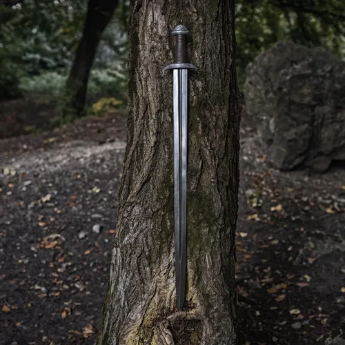 Vista 23 de Norse Tradesman Espada vikinga de acero para primavera
