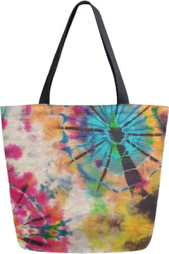 Vista 11 de Bolsa de comestibles de lona de cereza japonesa Bolso de libro casual de hombro