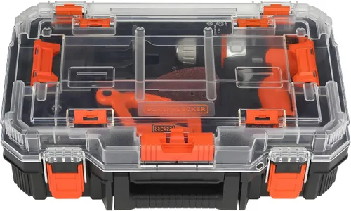 Vista 4 de BLACK+DECKER MATRIX 20V MAX* Kit combinado inalámbrico de 4 herramientas con almacenamiento (BDCDMT1204KITC1)