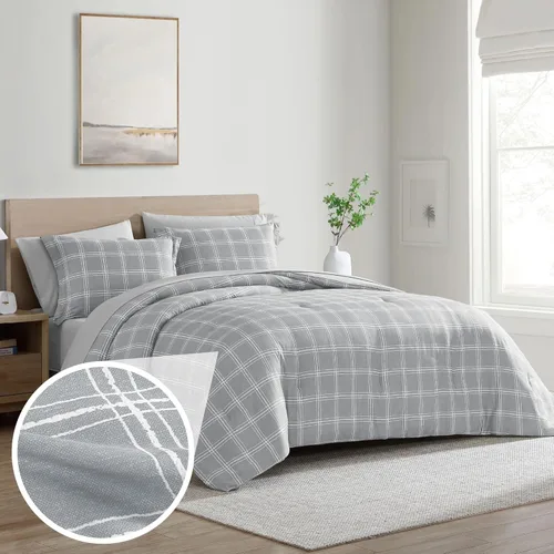 Vista 11 de Cathay Home Basic Bedding Home Essential - Juego de ropa de cama de microfibra ultrasuave y ligera, resistente a las arrugas, 6 piezas