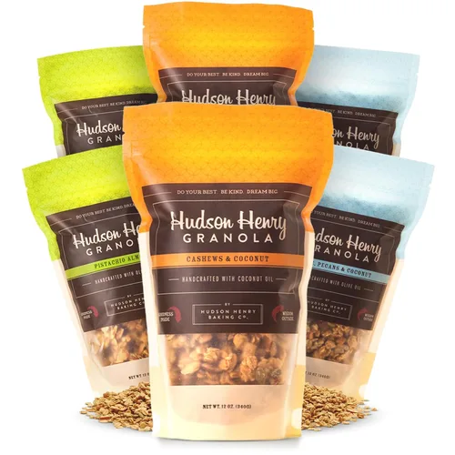 Vista 24 de Hudson Henry Granola, arce, pecana y coco, paquete de 12 onzas, paquete de 3, proyecto verificado sin OMG