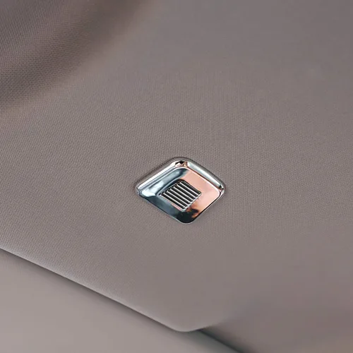 Vista 3 de 5 colores ABS coche interiot techo micrófono cubierta ajuste para Alfa Romeo Giulia Stelvio 2017-2019 Auto Accesorios (plata brillante)