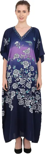 Vista 23 de Miss Lavish London - Kaftán largo para mujer - Kaftán de playa africano y kaftan moderno para fiesta y bodas 109-azul