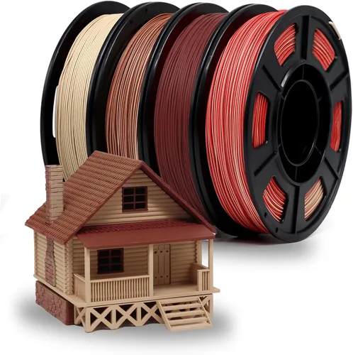 Vista 23 de Yousu Seda de Doble Color Filamento PLA para 3D Impresora Filamento Coextrusión PLA Multicolor Filamento PLA 1.75mm (± 0.03 mm) Compatible