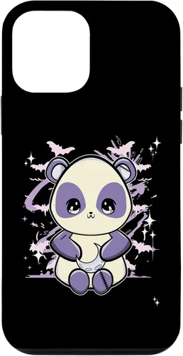 Vista 12 de Funda gótica pastel pastel con panda para iPhone 15