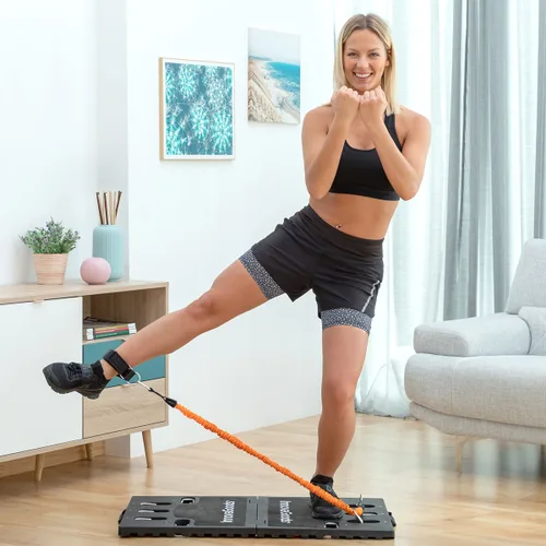 Vista 9 de Sistema de Entrenamiento Integral Portátil con Guía de Ejercicios Gympak Max InnovaGoods