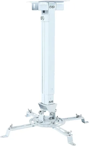 Vista 6 de HIHELO Trípode para proyector Adaptador de montaje de proyector de techo con brazos extensibles ajustables para el hogar y la oficina, carga
