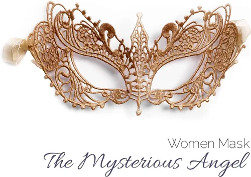Vista 3 de Masquerade Mask for Couples Women and Men - 3 Pack Venetian Gold and Black Lace, Mardi Gras Mask