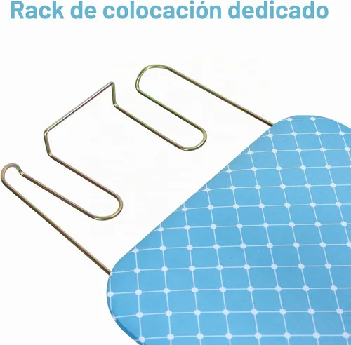 Vista 6 de Tabla de planchar de 42 pulgadas, tabla de planchar plegable de tamaño completo, tabla de planchar doméstica plegable de 4 patas, tabla de planchar
