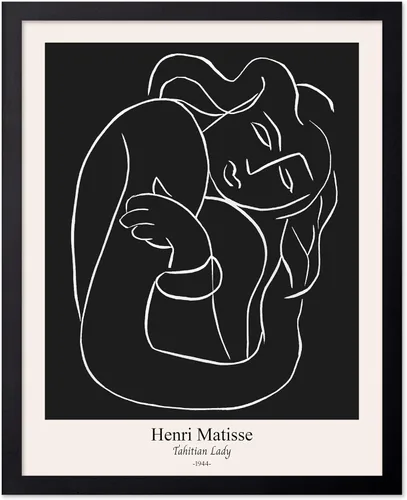 Vista 32 de Monem Art - Póster vintage de Henri Matisse – Gato retro con estampado de pez rojo – Arte de fauvismo – Arte animal – Pintura clásica – Arte fino