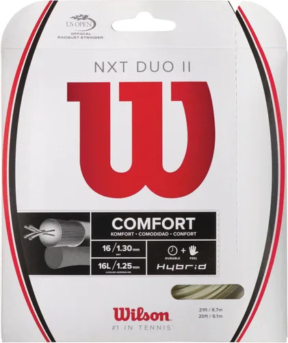 Vista 10 de Cuerda de tenis Wilson NXT - Juego y carrete de 200 m