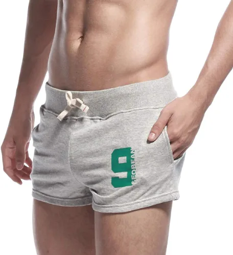 Vista 4 de Pantalones cortos de correr para hombre, de 3 pulgadas, entrepierna de culturismo, entrenamiento, gimnasio, pantalones cortos para hombre
