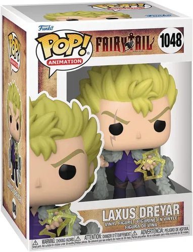 Vista 3 de POP Fairy Tail - Figura de vinilo Laxus Dreyar Funko (paquete con funda protectora de caja compatible)