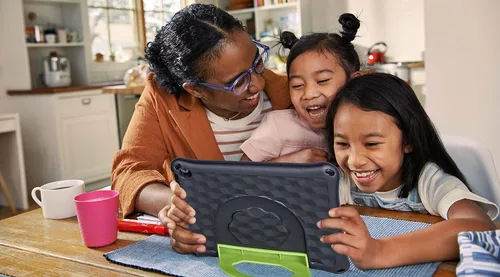 Vista 6 de 2023 10in Tablet Case for Kids,OQDDQO 10 case Light Weight Anti Slip Shockproof Kids Friendly Case Not Compatible ipad Tablet(Black)