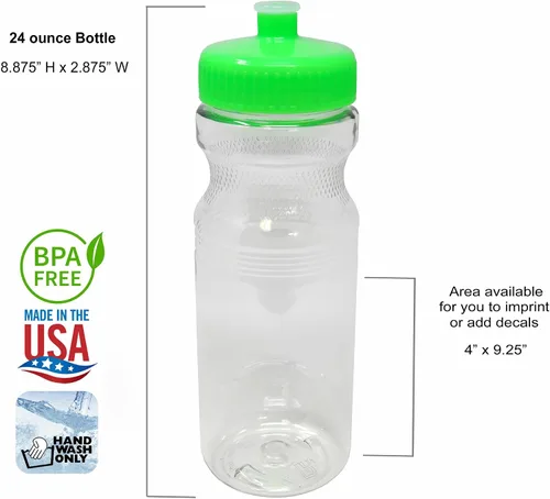 Vista 2 de Rolling Sands - Botellas de agua de 24 onzas sin BPA, paquete de 3, fabricadas en Estados Unidos
