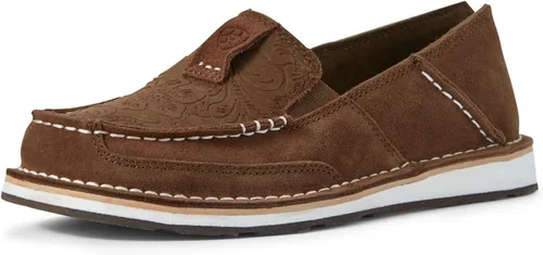 Vista 30 de ARIAT R.e.a.l. - Jeans elásticos de tiro medio para mujer Álamo Marrón/Gris Piedra