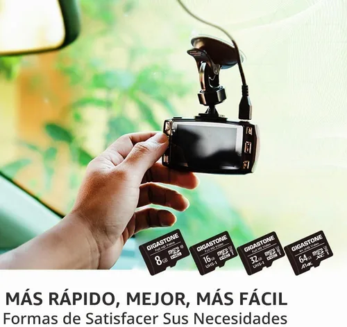 Vista 6 de Gigastone Tarjeta Micro SD de 16 GB, video Full HD, cámara de vigilancia de seguridad para acción, cámara de drones, 85 MB/s Micro SDHC UHS-I U1 C10