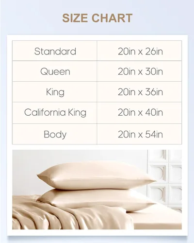 Vista 9 de THXSILK Funda de almohada 100% seda de morera para la salud del cabello y la piel, funda de almohada suave y lisa de 22 momme con cremallera oculta