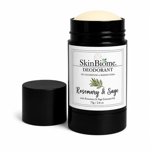 Vista 8 de SkinBiome Desodorante de magnesio natural 2.6 oz Bergamota & Rose