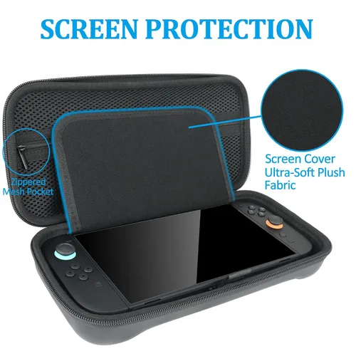 Vista 6 de RTop Switch 2 Accessories Kit for Nintendo Switch 2 (2025),Family Bundle Accessories Kit with Carrying Case& Screen Protector,Joy Con Grips and