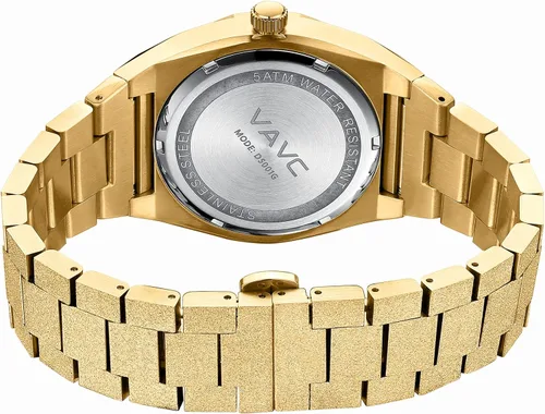 Vista 3 de VAVC Reloj de lujo para hombre, reloj de pareja, elegante reloj para negocios, regalo o graduación, analógico impermeable para hombres y mujeres